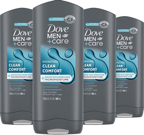 Dove Men Care Body Face Wash Clean Comfort Hydrating With 24hr