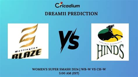 Wb W Vs Ch W Dream Prediction And Fantasy Cricket Tips For Womens