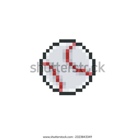 Baseball Drawing Sport Pixel Art Stock Vector (Royalty Free) 2323843349 ...