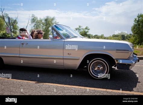 Restored 1967 Chevy Impala Ss Convertible California Usa Stock Photo
