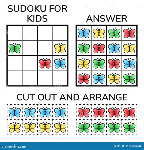 Sudoku Ni Os Y Mosaico Matem Tico Adulto Cuadrado M Gico Juego Del