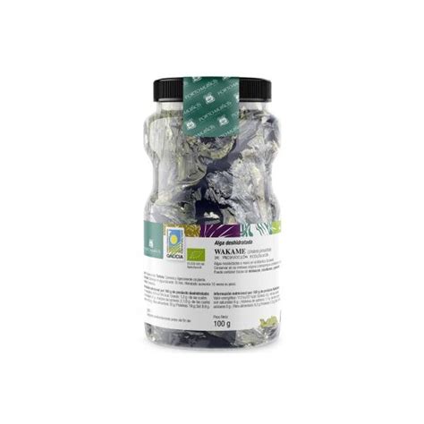 ALIMENTACION ALGAS PORTO MUINOS ALGA WAKAME BIO DESHIDRATADA 100G