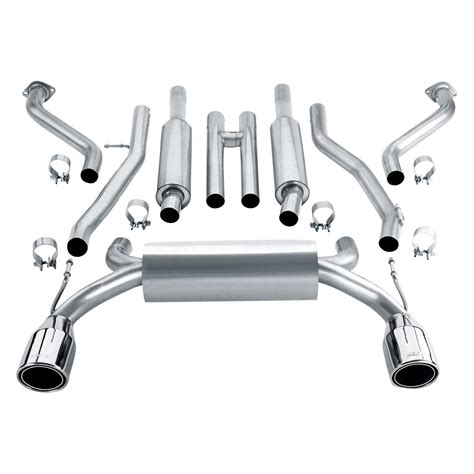 Borla® 140045 S Type™ Stainless Steel Cat Back Exhaust System With