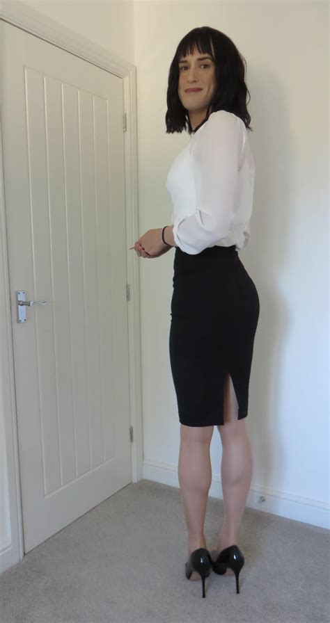 Havent Been Girly Yet This Week How About A Pencil Skirt And A Twisted Spine Rcrossdressing