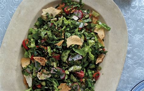 Mixed Herb and Toasted Bread Salad (FATTOUSH) - Cook With Brenda Gantt