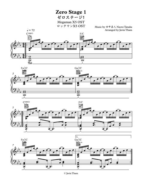 Megaman X5 Zero Stage 1 Zero Space Sheet By Javin Tham