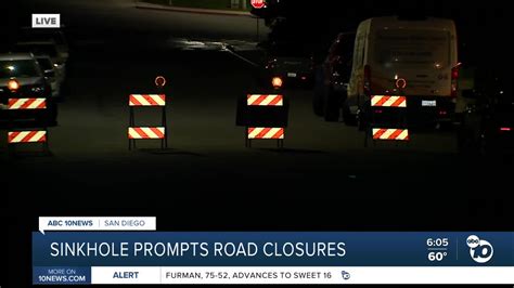 Sinkhole Appears In El Cajon Neighborhood Forces Road Closure