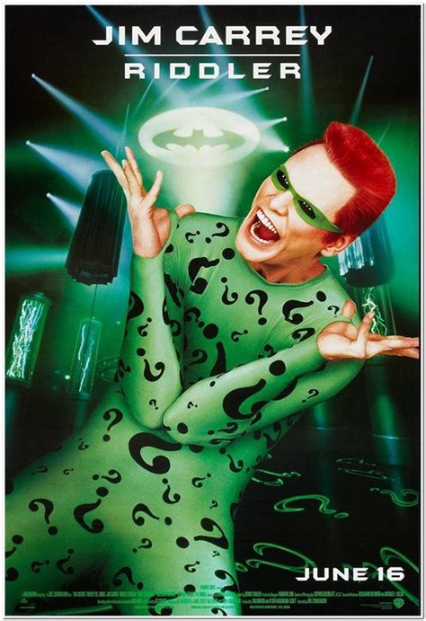 Batman Forever Advance Of Jim Carrey As The Riddler Reel Deals