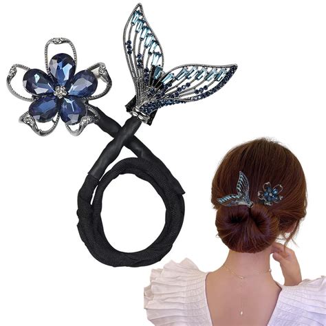 Palay Magic Hair Bun Maker For Hair Mermaid Tail Rhinestone Hair Bun