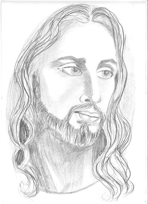 Jesus Christ Drawing by Priya Paul