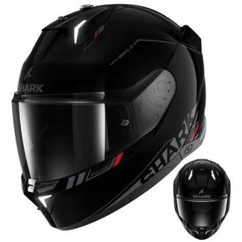 KASK MOTOCYKLOWY SHARK SKWAL I3 BLANK SP LED ROZMIAR S HE0810E KAR S Za