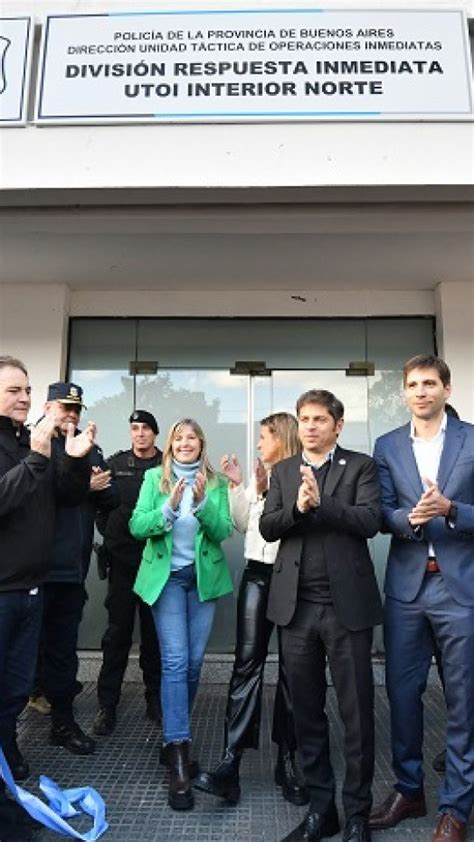 Kicillof Inaugur La Base De La Utoi En San Nicol S Noticias D