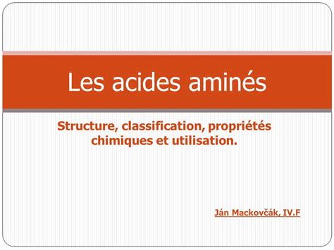 Les acides aminés PDF ETUDE AZ