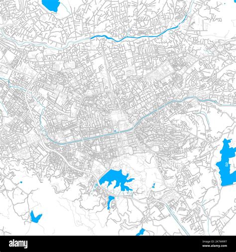 Mapa Vectorial De Alta Resoluci N De Tirana Albania Con Rutas