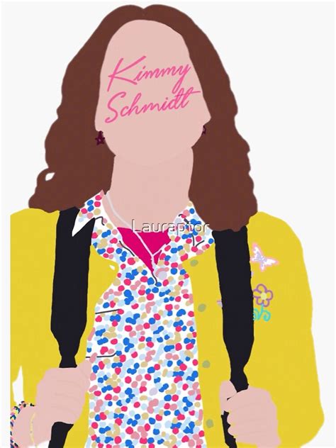 The Unbreakable Kimmy Schmidt Sticker By Lauraptor Redbubble