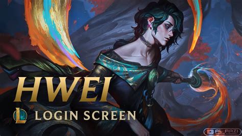 Hwei The Visionary Login Screen League Of Legends 4k 60fps Animated Splash Art Youtube