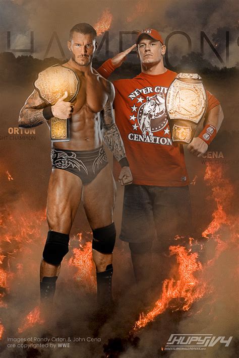 New Randy Orton And John Cena Wallpaper Kupy Wrestling Wallpapers