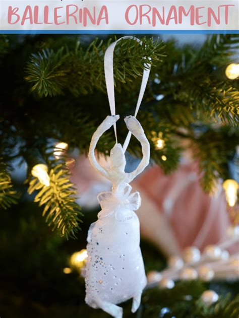 Ballerina Ornament Easy Diy Christmas Ornament Story Down Redbud Drive