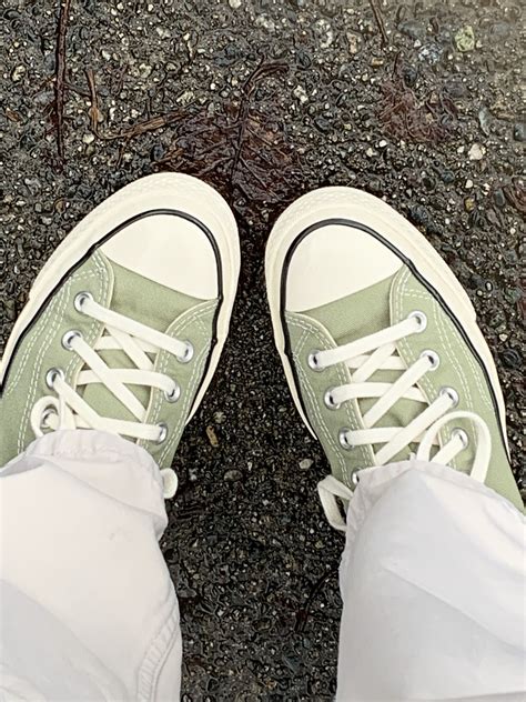 Light Green Converse Jeans And Converse Converse All Star Chucks