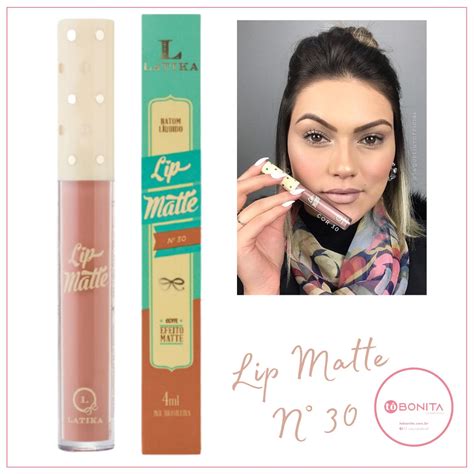 Batom Nude L Quido Latika Lip Matte Latika N Shopee Brasil