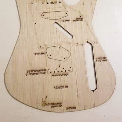 The Ultimate Guide To Guitar Body Templates Types Uses And Resources