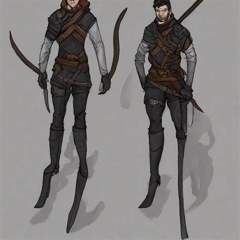 Character Design For A Male Rogue Dnd Character Stable Diffusion