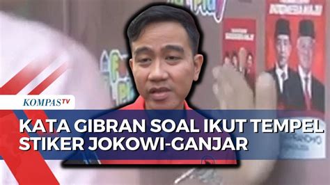 Gibran Sebut Agenda Tempel Stiker Jokowi Ganjar Di Rumah Warga Adalah