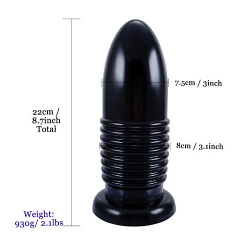 EXTRA BIG LARGE WITH SCREW THREAD HUGE ANAL BUTT PLUG DILDO SUCTION CUP SEX TOYS EBay