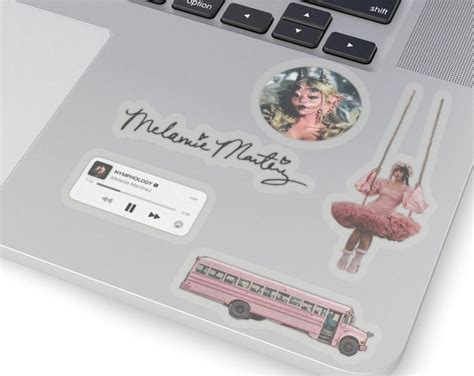 5 Pcs Singer Melanie Martinez Singer Portals Album Stickers For Decals