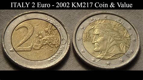 Italy Euro Km Coin Value Youtube