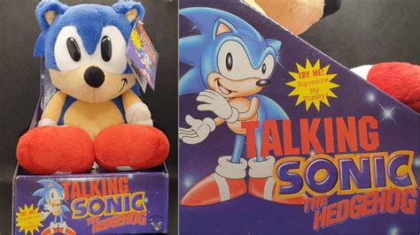 Sonic The Hedgehog 1997 Treasures Inc Talking Plush YouTube