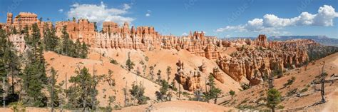 Bryce Canyon Hoodoos Felspyramiden Amphitheater Rim Trail