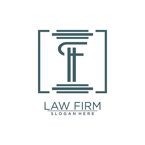 Premium Vector Law Justice Vector Logo Design With Modern Letter Concept