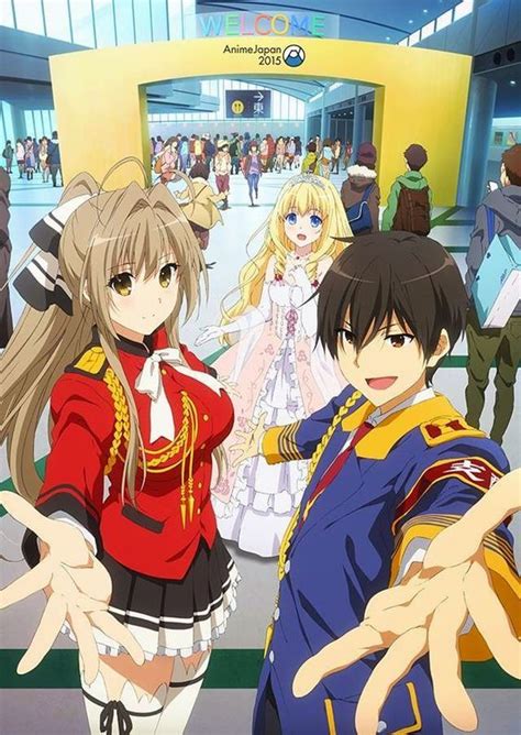 Amagi Brilliant Park Seiya Kanie And Isuzu Sento Gambar Karakter