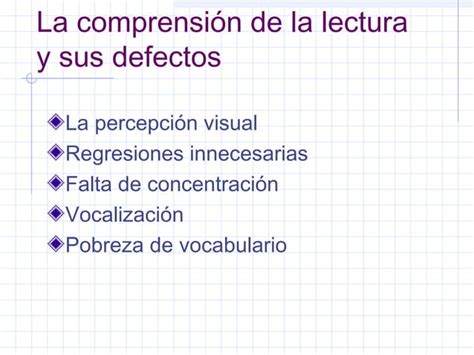 Lectura Comprensiva PPT