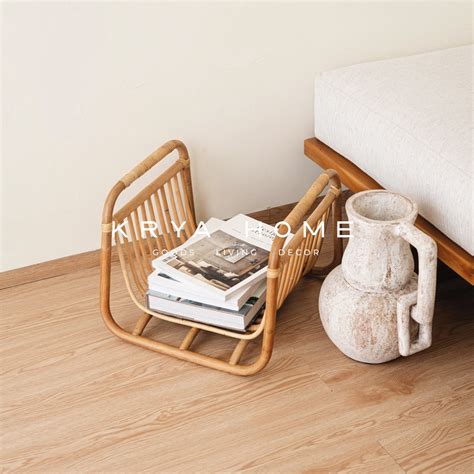 Jual KRYA HOME Rak Majalah Rattan Rattan Rack Magazine LAYA