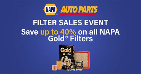 Come In And Discover The Filter Sales Event At Napa Auto Parts