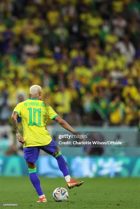 Neymar Of Brazil During The Fifa World Cup Qatar 2022 Quarter Final