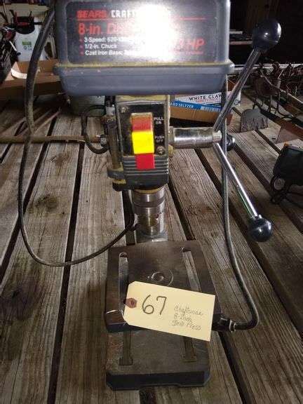 Craftsman 8 Drill Press Ziemer Hilbrands Auctions