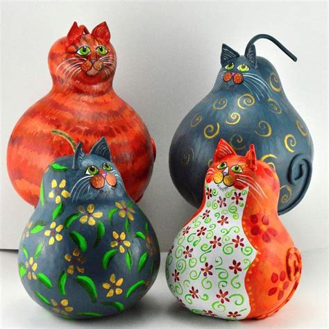 Gourdament Shared A New Photo On Etsy Hand Painted Gourds Gourds