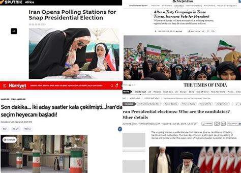 Wide Coverage Of Iran S Presidential Election In International Media