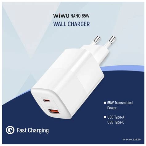 Wiwu Nano 65W Wall Charger Price In BD RYANS