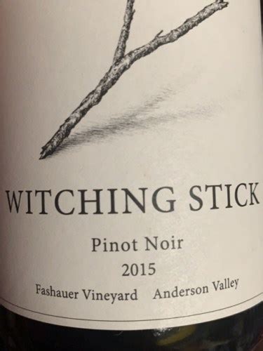 Witching Stick Fashauer Vineyard Pinot Noir Vivino US