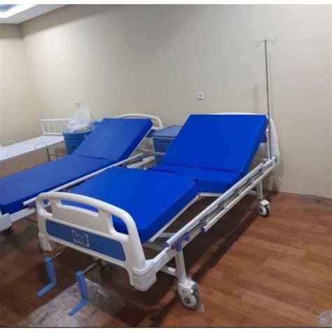 Jual Bed Pasien 2 Crank Engkol Abs Ranjang Medis Tempat Tidur Rumah Sakit Medical Shopee