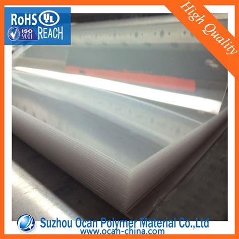 0 9 1 5mm Rigid Clear PVC Sheet For Clothes Collar Insert China PVC