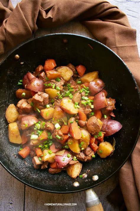 Pork With Potato And Carrots Braised One Pot Dish Homenaturallymade