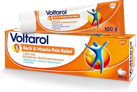 Voltarol Back And Muscle Pain Relief 116 Gel 100g Uk