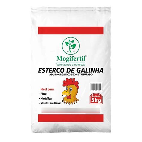 Esterco De Galinha Frango Org Nico Emb Kg Pestshop