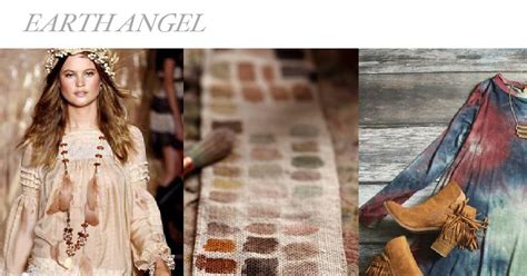 FASHION VIGNETTE TRENDS PATTERN CURATOR EARTH ANGEL FW 2018