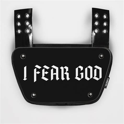 I Fear God Sticker For Back Plate Sleefs